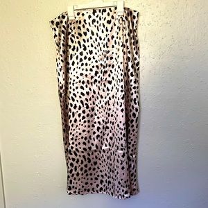 ‼️Satiny midi skirt